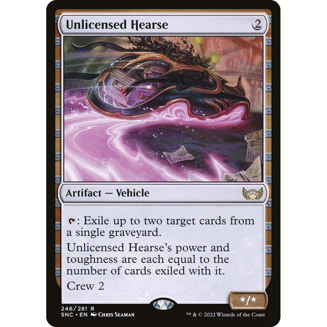 Unlicensed Hearse (SNC-246) - Streets of New Capenna