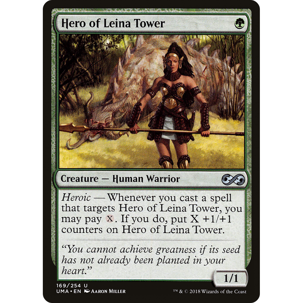 Hero of Leina Tower (UMA-169) - Ultimate Masters Foil
