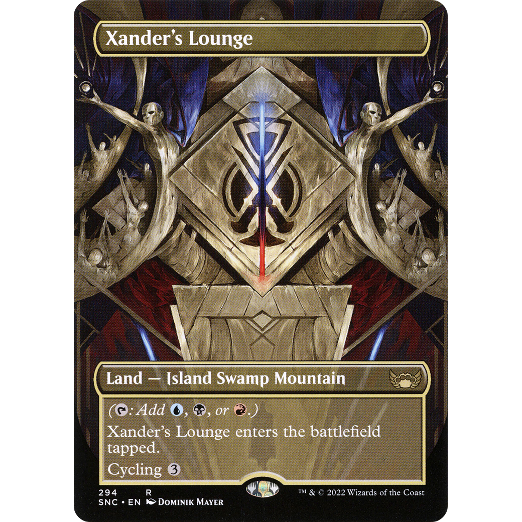 Xander's Lounge (Borderless) (SNC-294) - Streets of New Capenna (Borderless) Foil