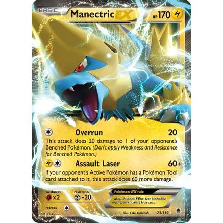 Manectric EX 23/119 - XY  Phantom Forces Holofoil