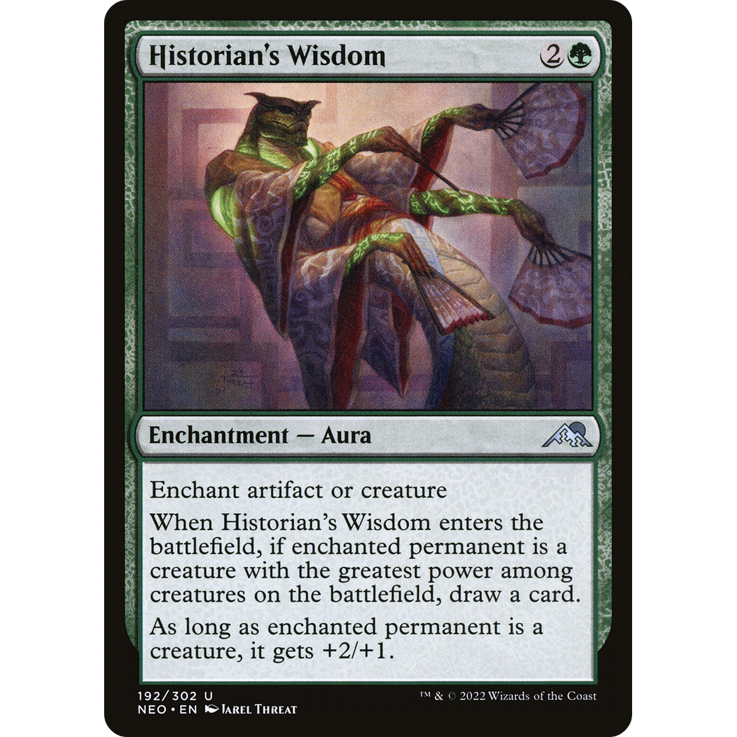 Historian's Wisdom (NEO-192) - Kamigawa: Neon Dynasty