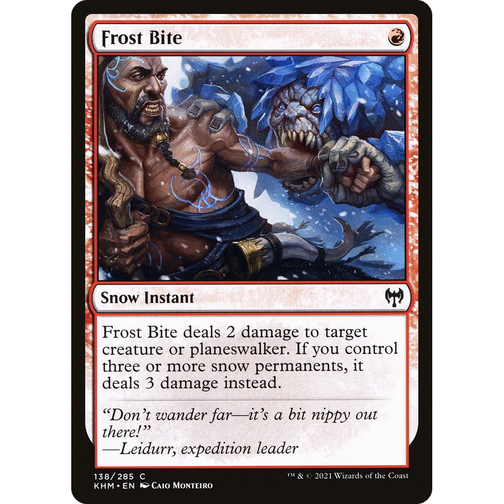 Frost Bite (KHM-138) - Kaldheim: (snow) Foil
