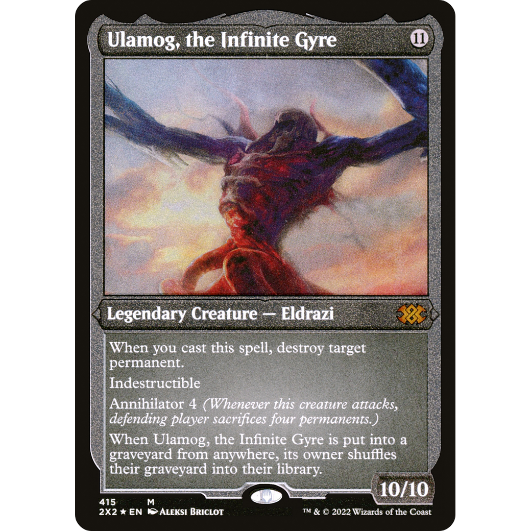 Ulamog, the Infinite Gyre (Foil Etched) (2X2-415) - Double Masters 2022 Foil