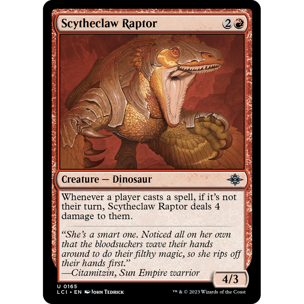 Scytheclaw Raptor (LCI-165) - The Lost Caverns of Ixalan Foil