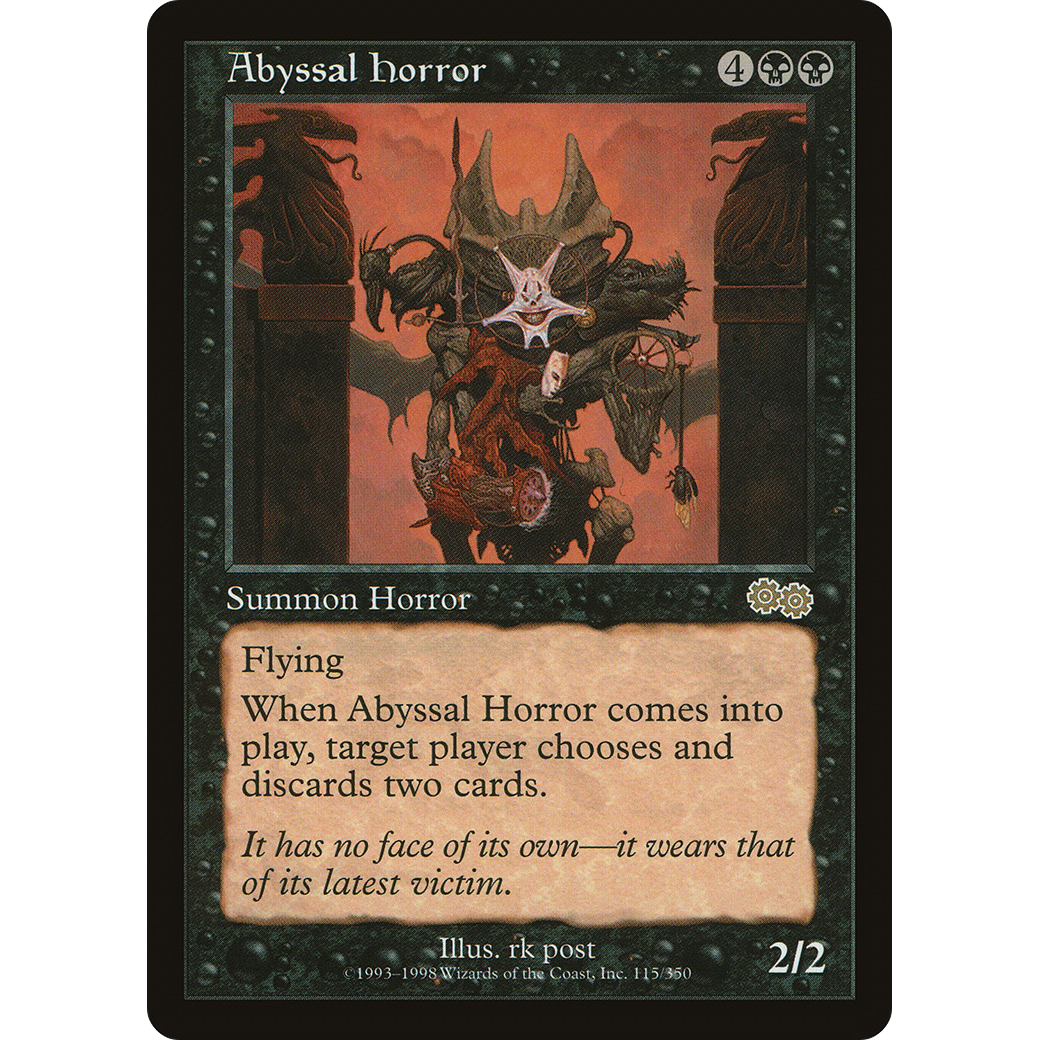 Abyssal Horror (USG-115) - Urza's Saga
