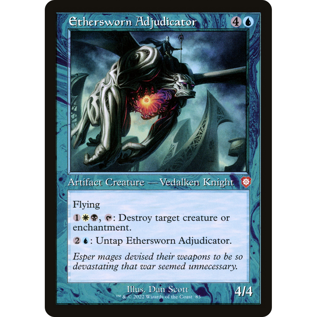 Ethersworn Adjudicator (Retro Frame) (BRC-083) - The Brothers' War Commander