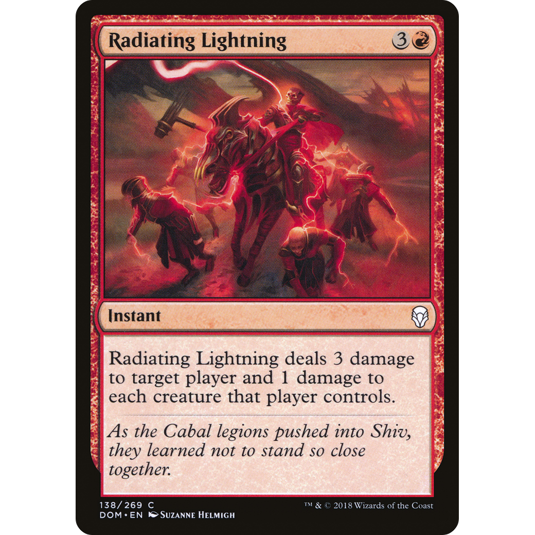 Radiating Lightning (DOM-138) - Dominaria Foil
