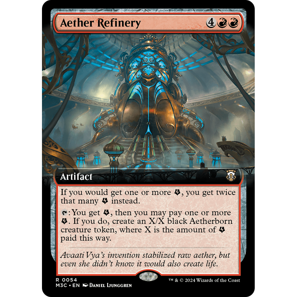 Aether Refinery (M3C-054) - Modern Horizons 3 Commander: (Extended Art) Foil