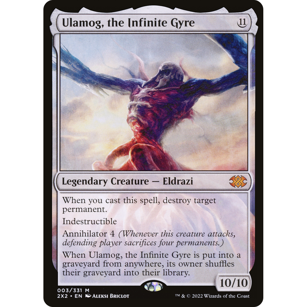 Ulamog, the Infinite Gyre (2X2-003) - Double Masters 2022 Foil