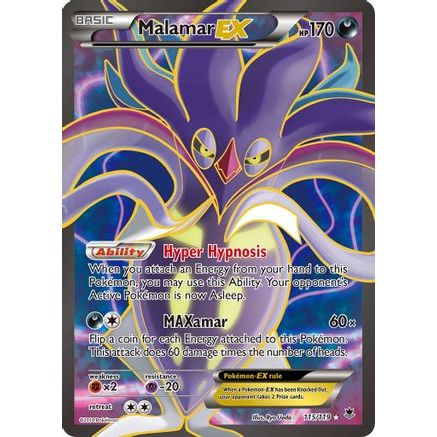 Malamar EX (115 Full Art) 115/119 - XY  Phantom Forces Holofoil