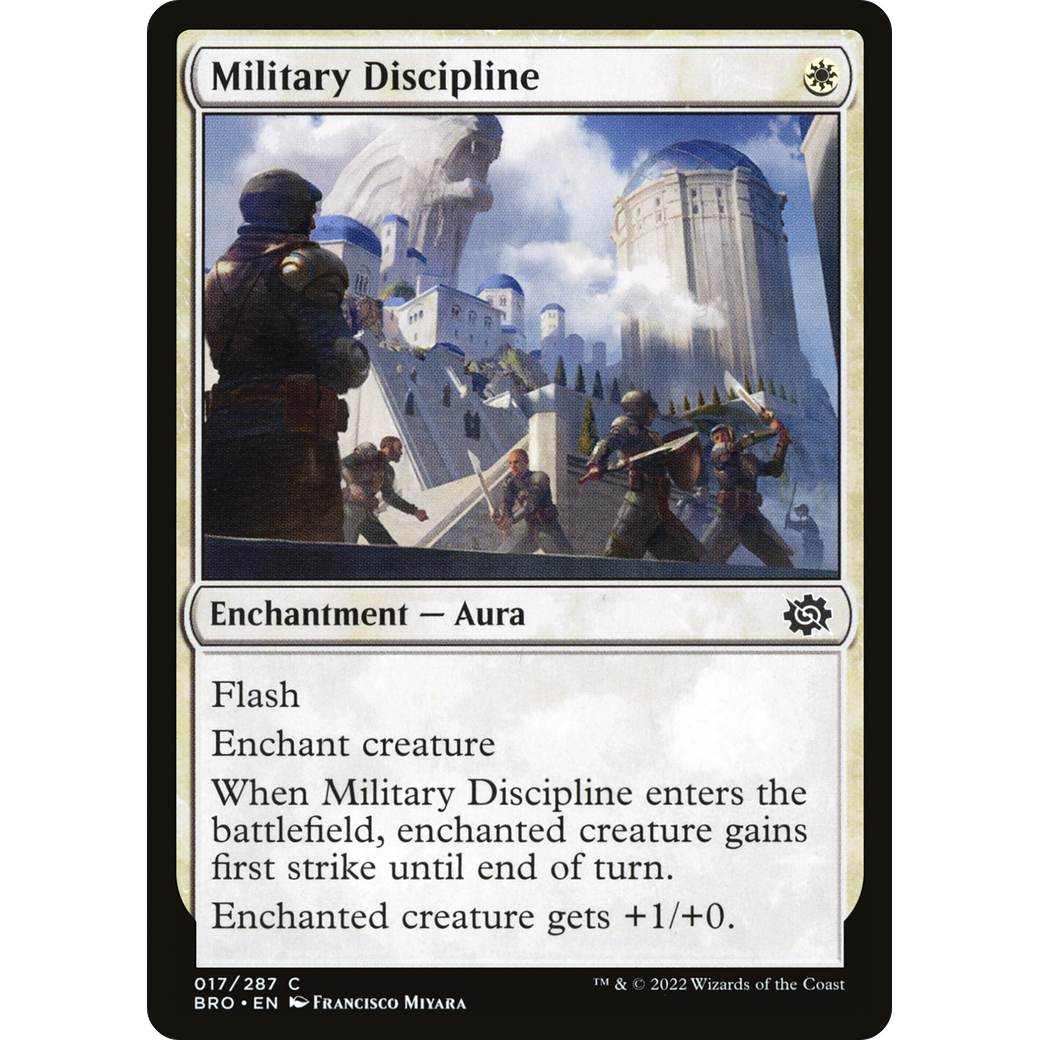 Military Discipline (BRO-017) - The Brothers' War Foil