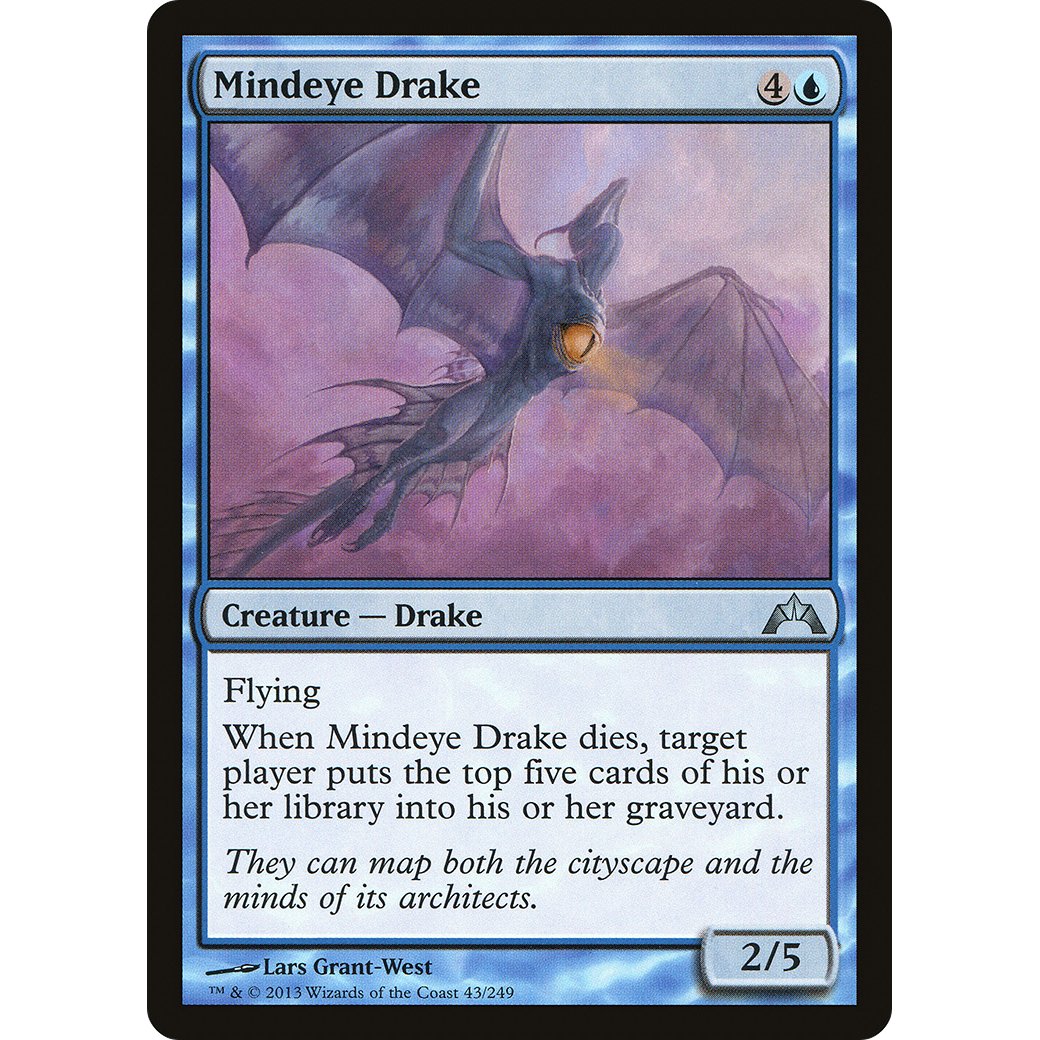 Mindeye Drake (GTC-043) - Gatecrash Foil