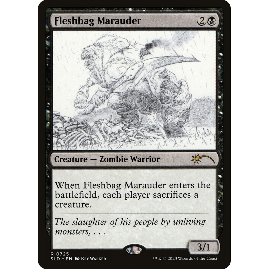 Fleshbag Marauder (00725) (Sketch Showcase) (SLD-725) - Secret Lair Drop