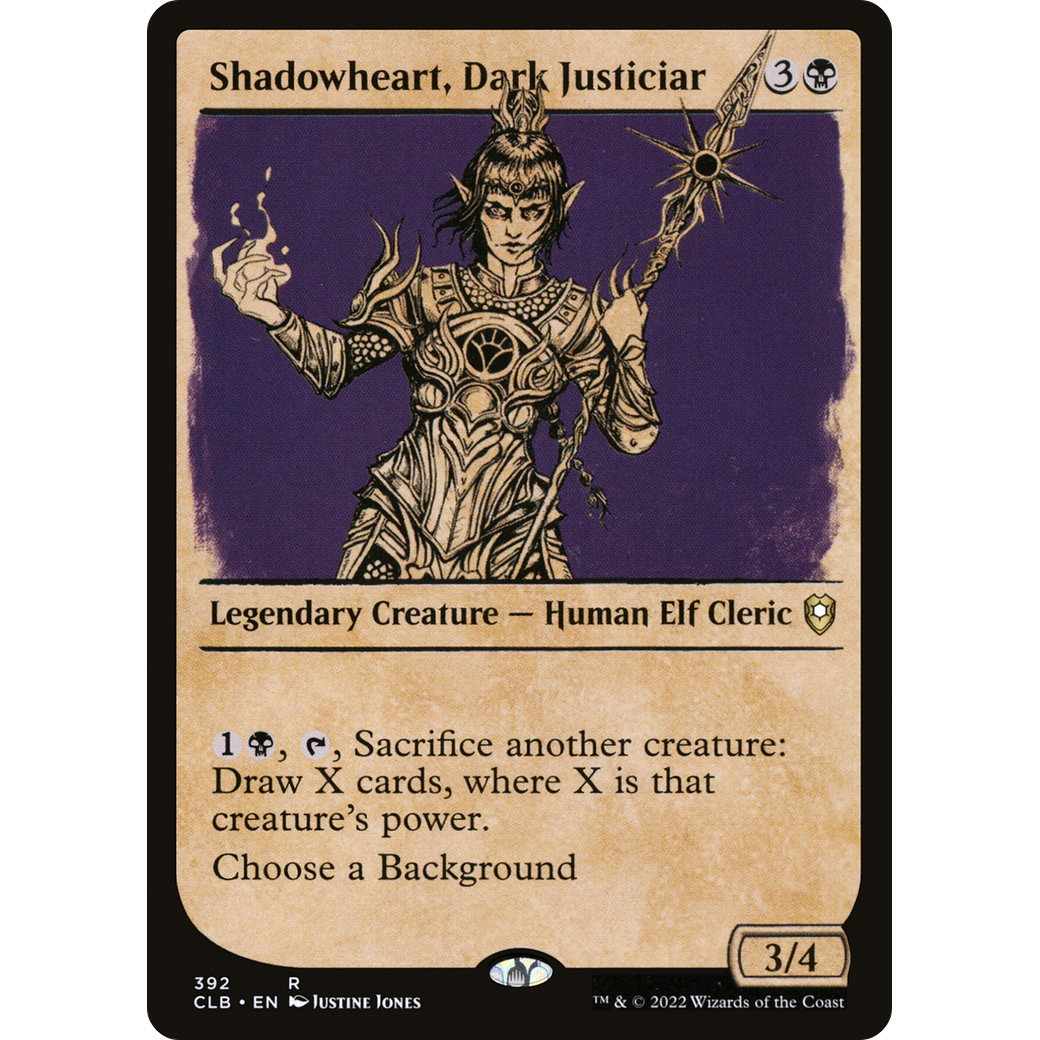 Shadowheart, Dark Justiciar (CLB-392) - Commander Legends: Battle for Baldur's Gate: (Showcase) Foil
