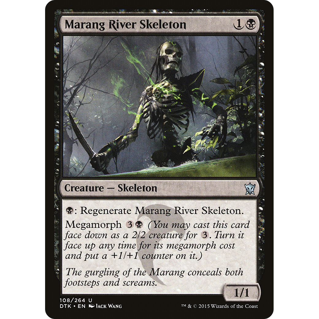 Marang River Skeleton (DTK-108) - Dragons of Tarkir
