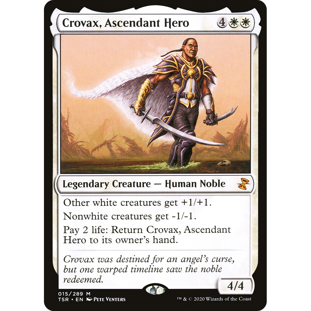 Crovax, Ascendant Hero (TSR-015) - Time Spiral Remastered