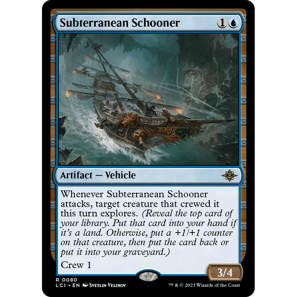 Subterranean Schooner (LCI-080) - The Lost Caverns of Ixalan Foil