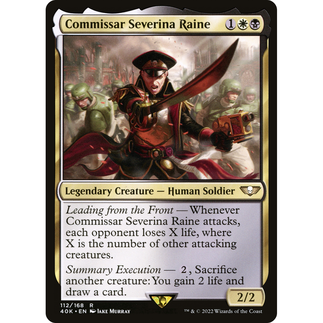 Commissar Severina Raine (40K-112) - Warhammer 40,000 Commander