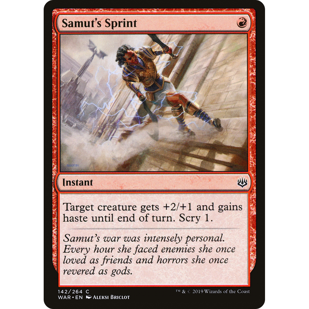 Samut's Sprint (WAR-142) - War of the Spark Foil