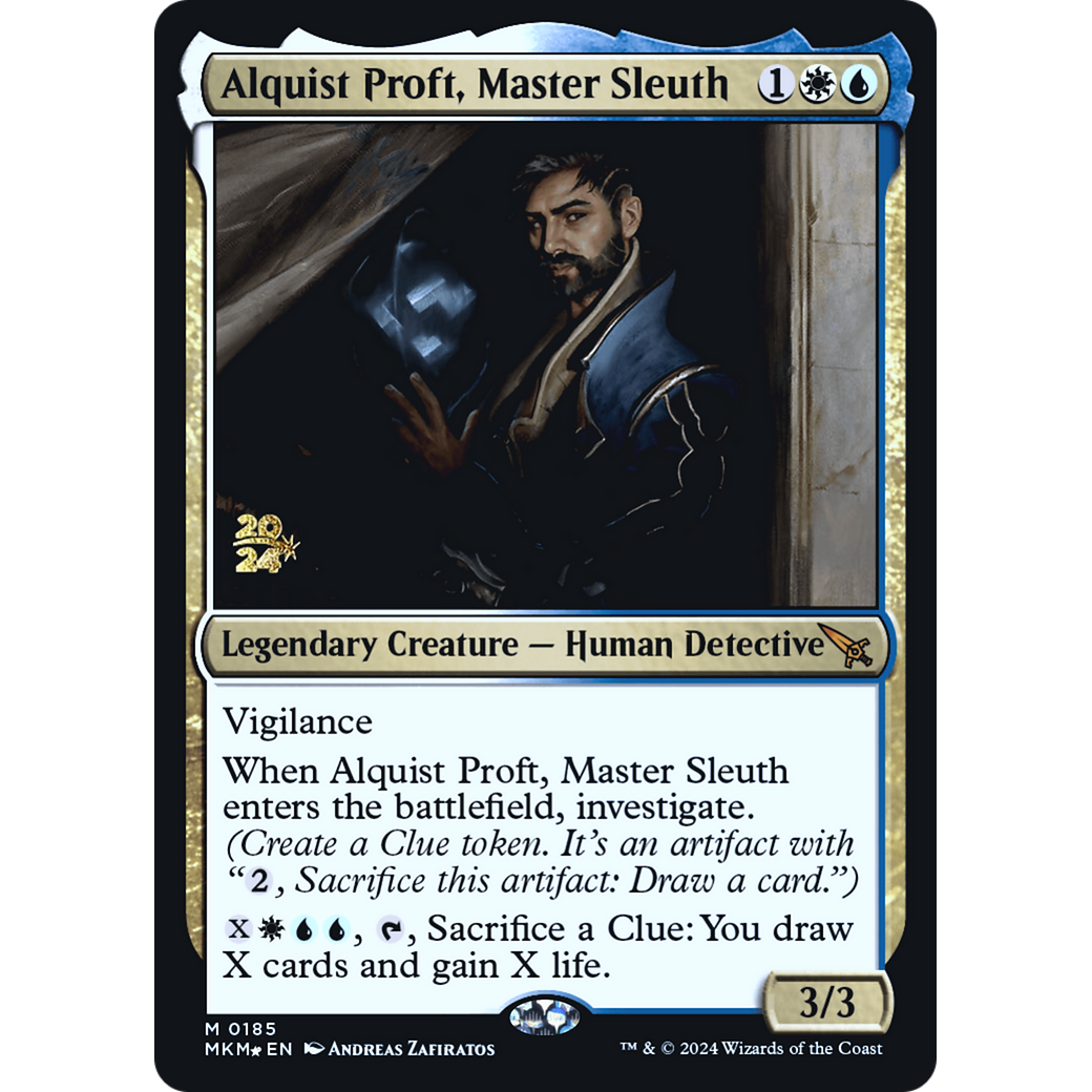 Alquist Proft, Master Sleuth (PRE-185S) - Murders at Karlov Manor Promos Foil