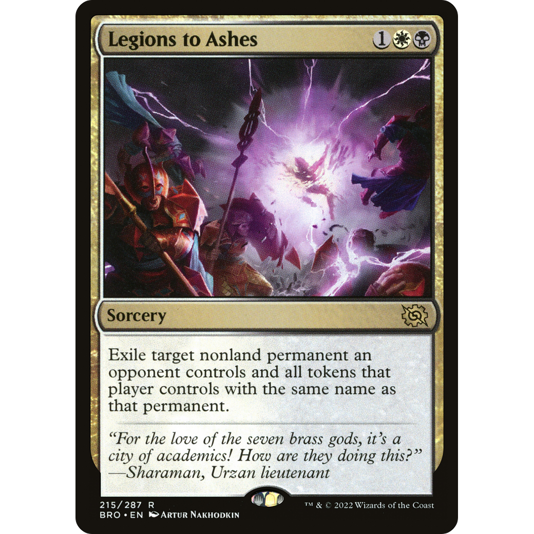 Legions to Ashes (BRO-215) - The Brothers' War