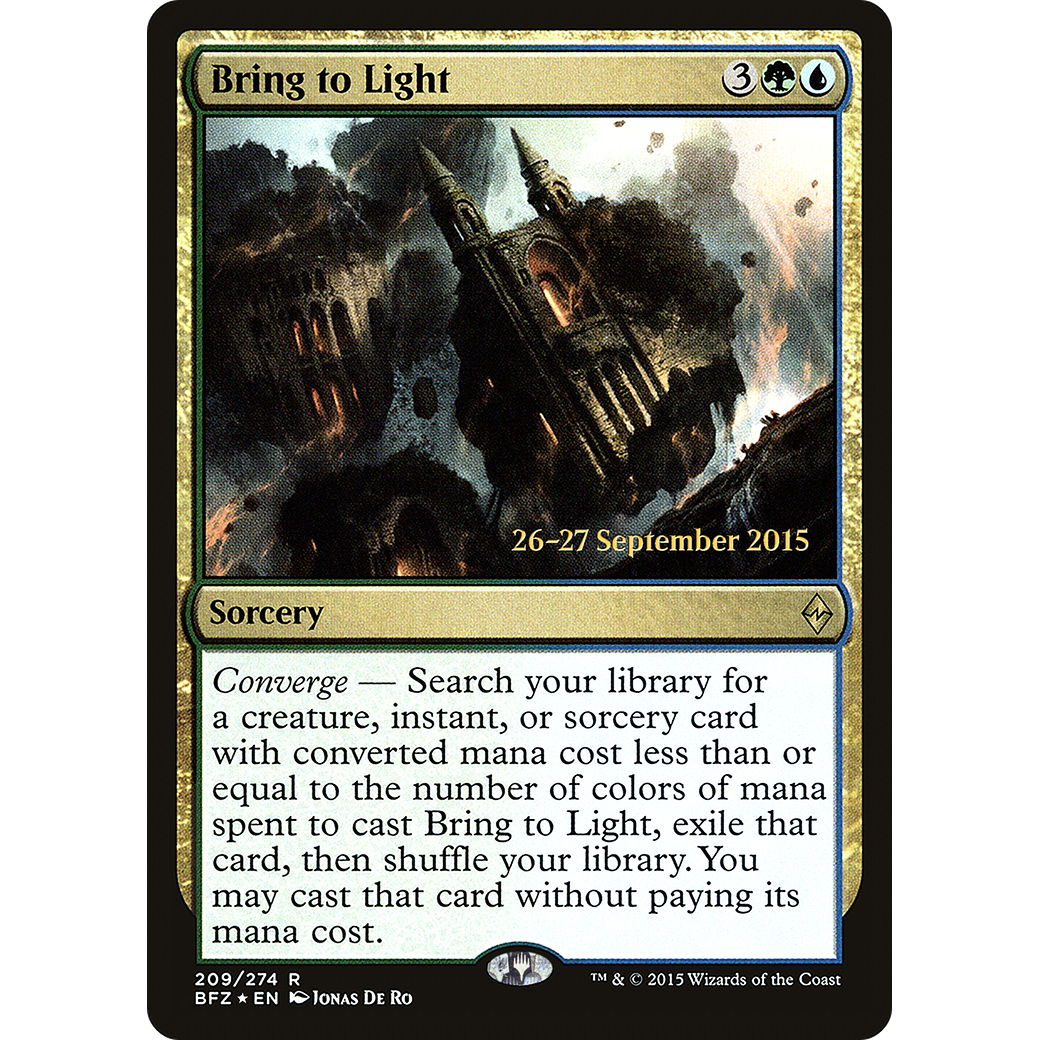 Bring to Light (PRE-209) - Battle for Zendikar Promos Foil