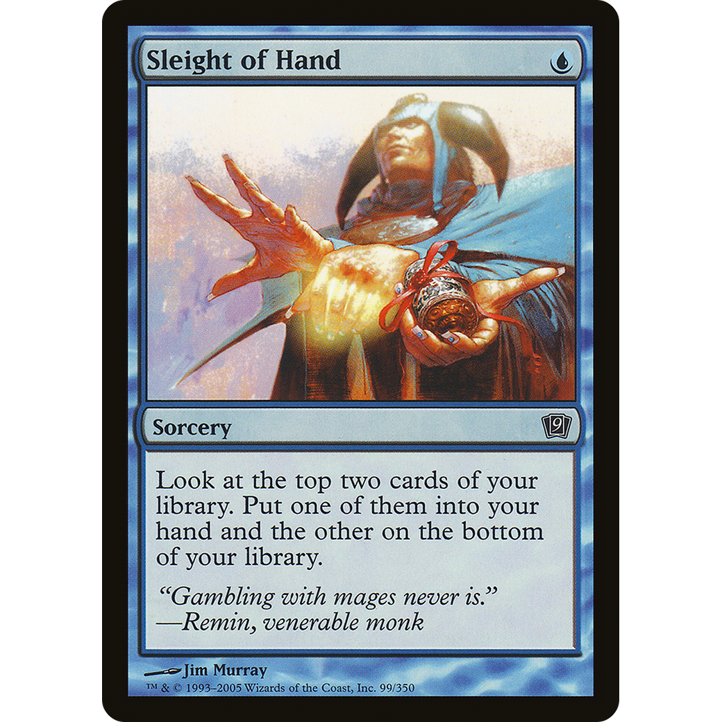 Sleight of Hand (9ED-099) - 9th Edition Foil