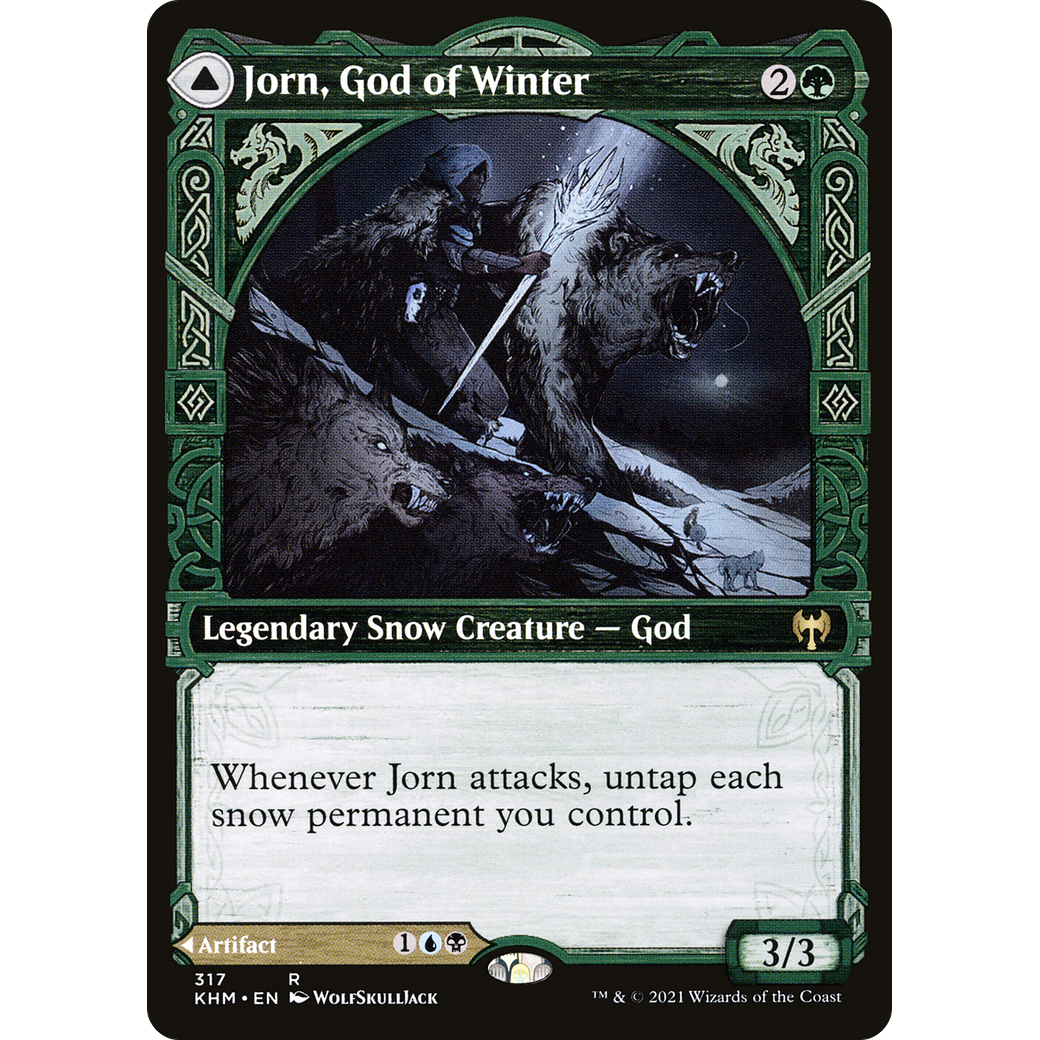 Jorn, God of Winter (Showcase) (KHM-317) - Kaldheim: (Showcase)