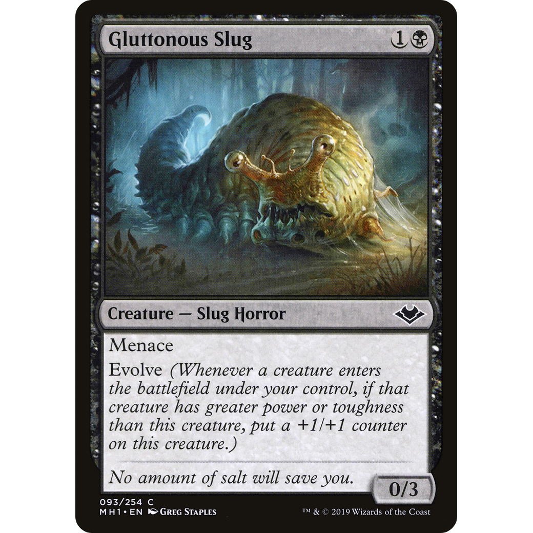 Gluttonous Slug (MH1-093) - Modern Horizons