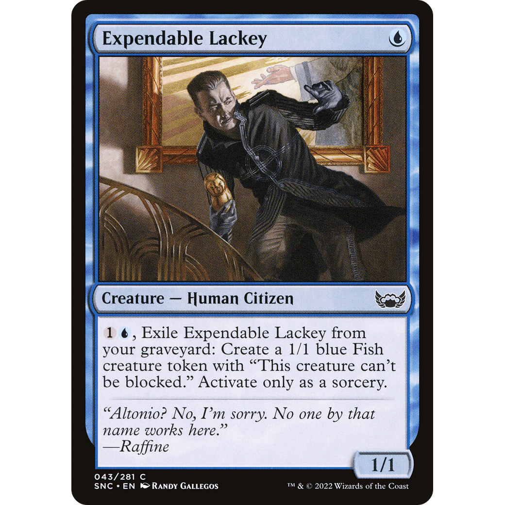 Expendable Lackey (SNC-043) - Streets of New Capenna Foil