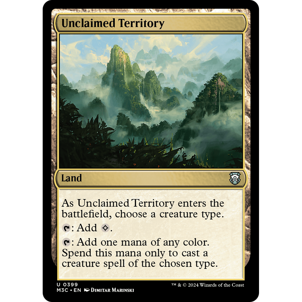Unclaimed Territory (M3C-399) - Modern Horizons 3 Commander Foil