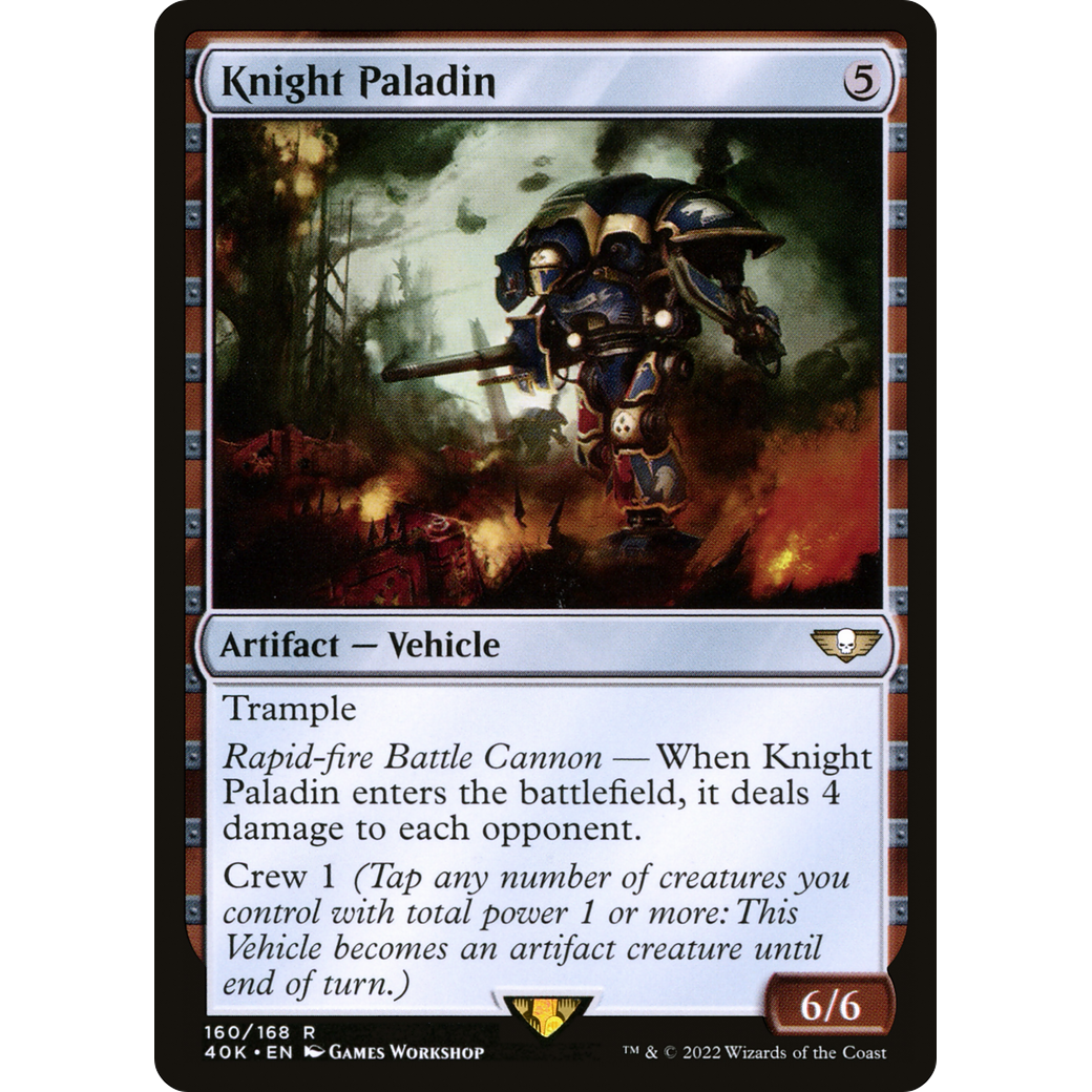 Knight Paladin (40K-160) - Warhammer 40,000 Commander