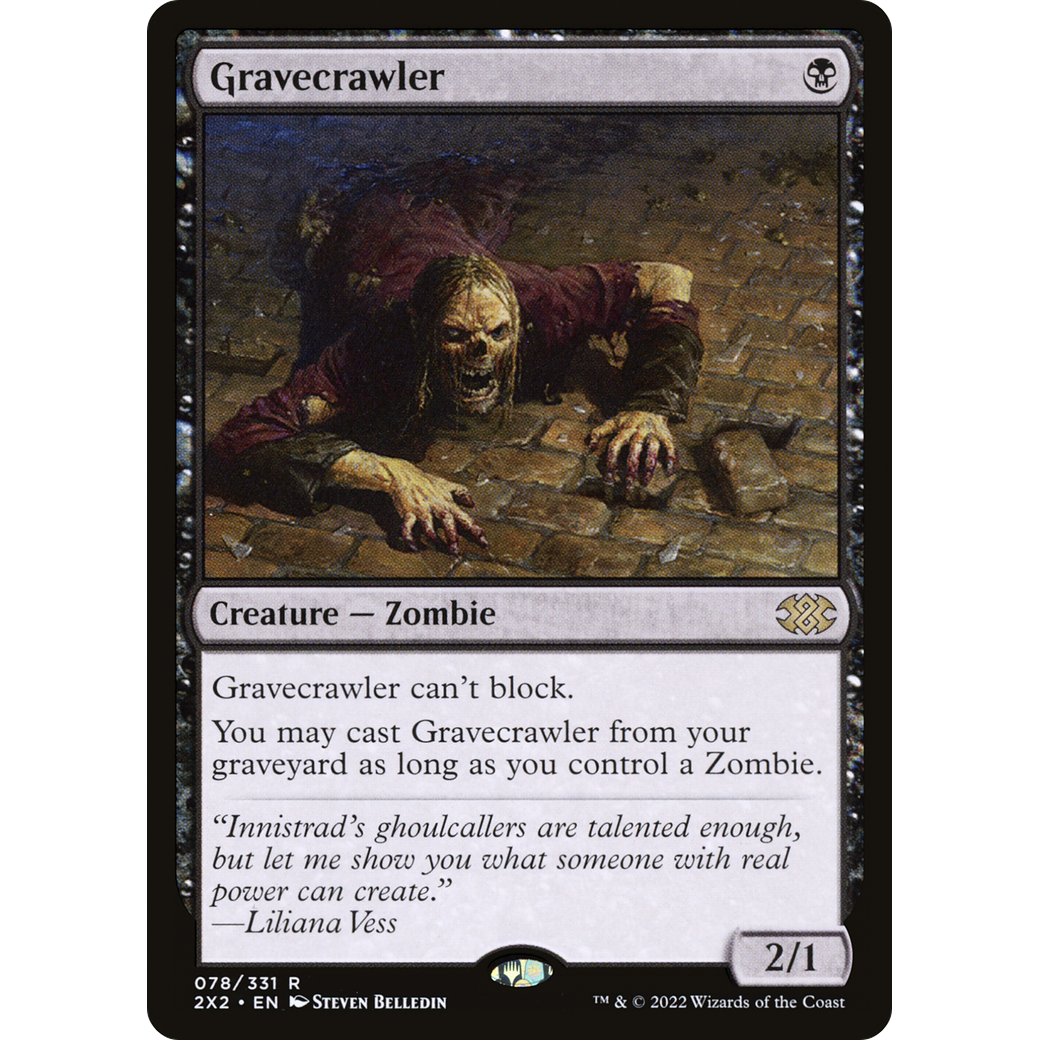 Gravecrawler (2X2-078) - Double Masters 2022 Foil