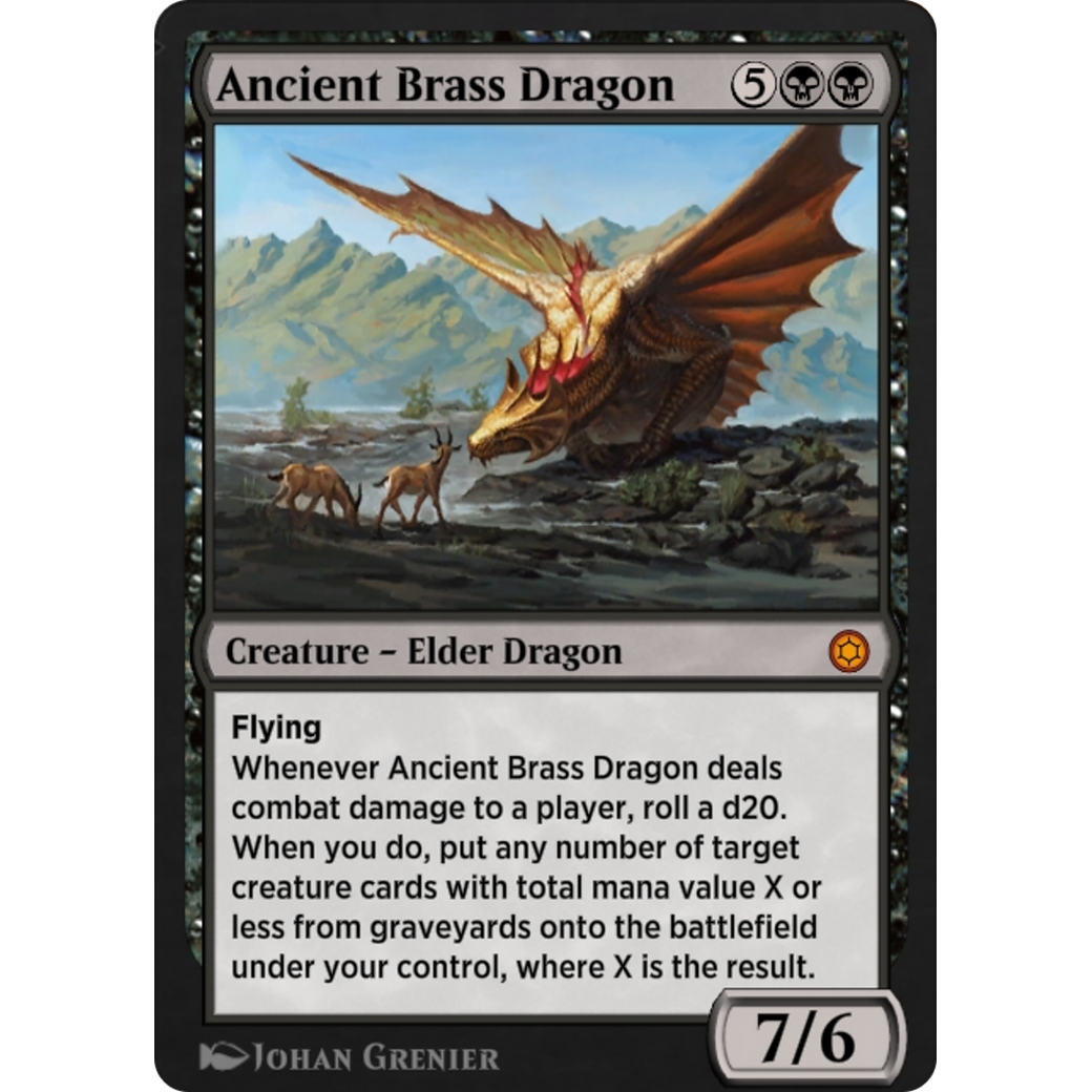 Ancient Brass Dragon (HBG-141) - Alchemy Horizons: Baldur's Gate