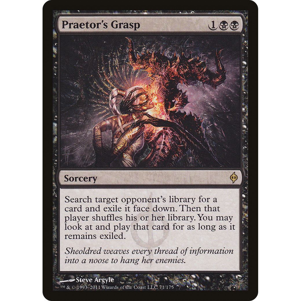 Praetor's Grasp (NPH-071) - New Phyrexia Foil
