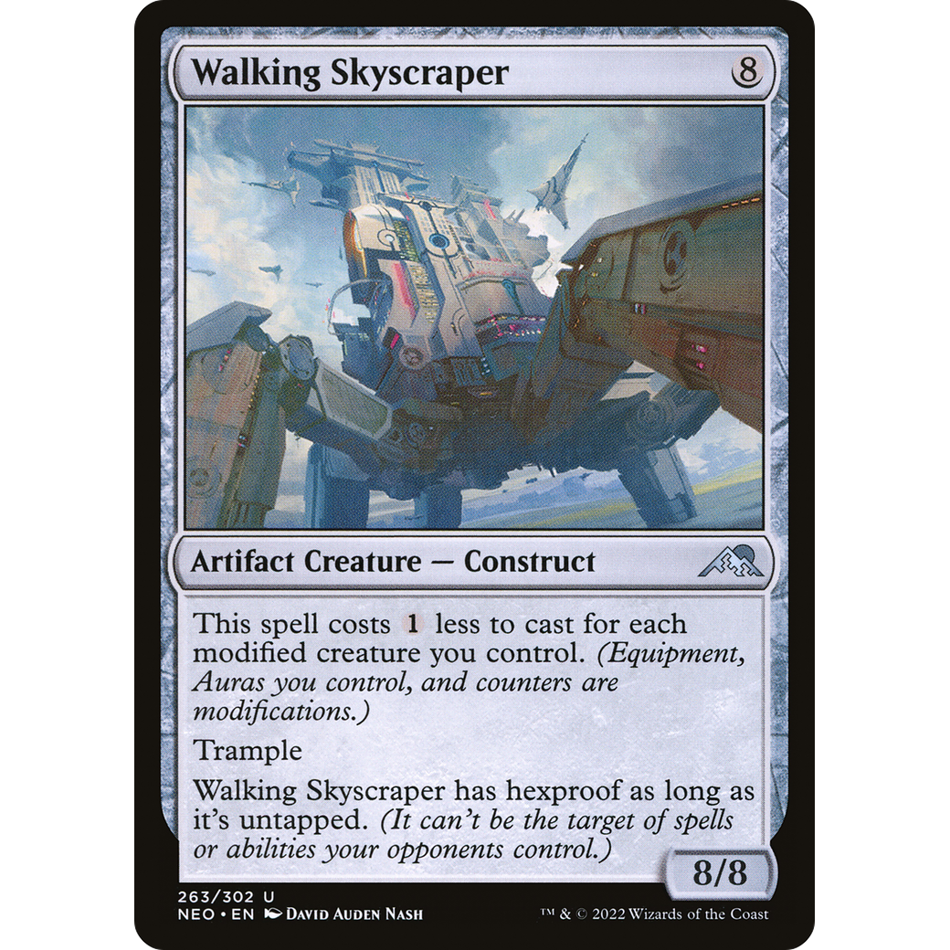 Walking Skyscraper (NEO-263) - Kamigawa: Neon Dynasty Foil