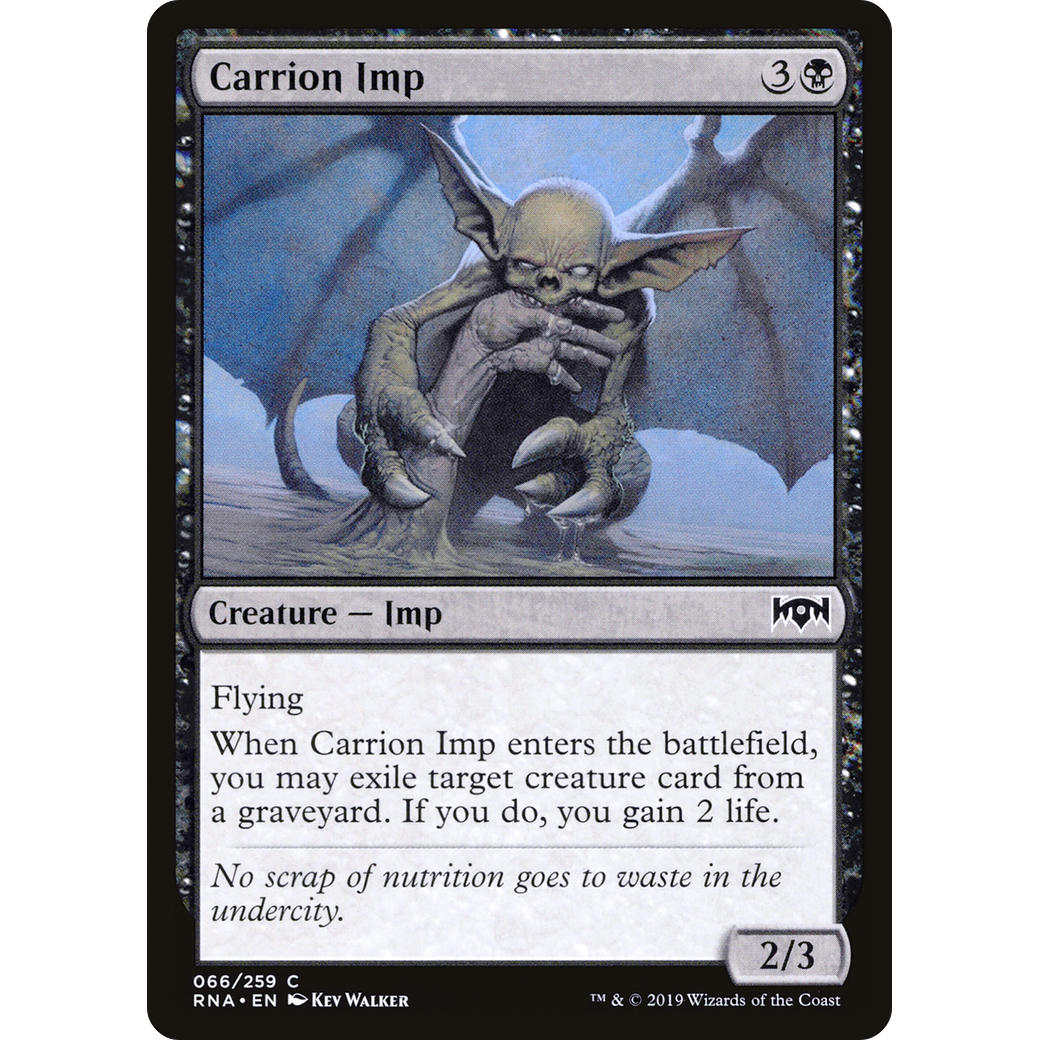 Carrion Imp (RNA-066) - Ravnica Allegiance Foil