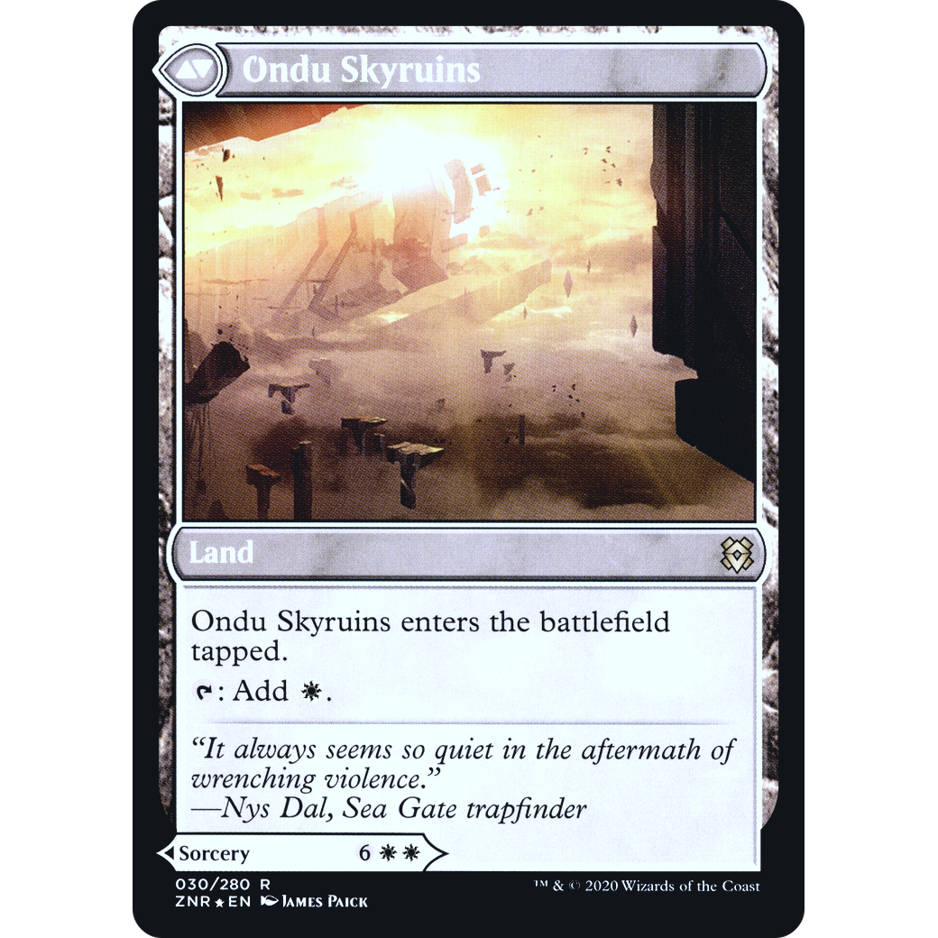 Ondu Inversion (PRE-030) - Zendikar Rising Promos Foil
