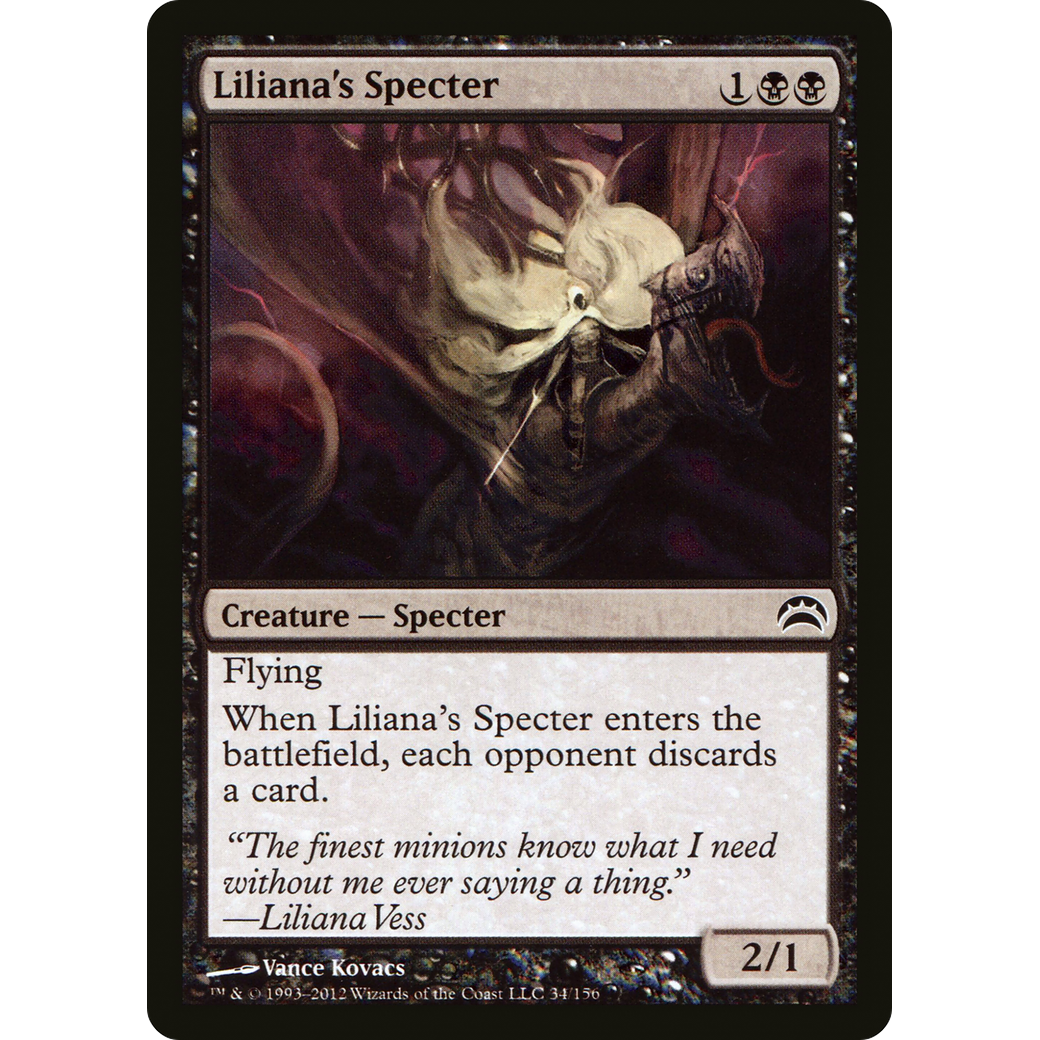 Liliana's Specter (PC2-034) - Planechase 2012 Foil