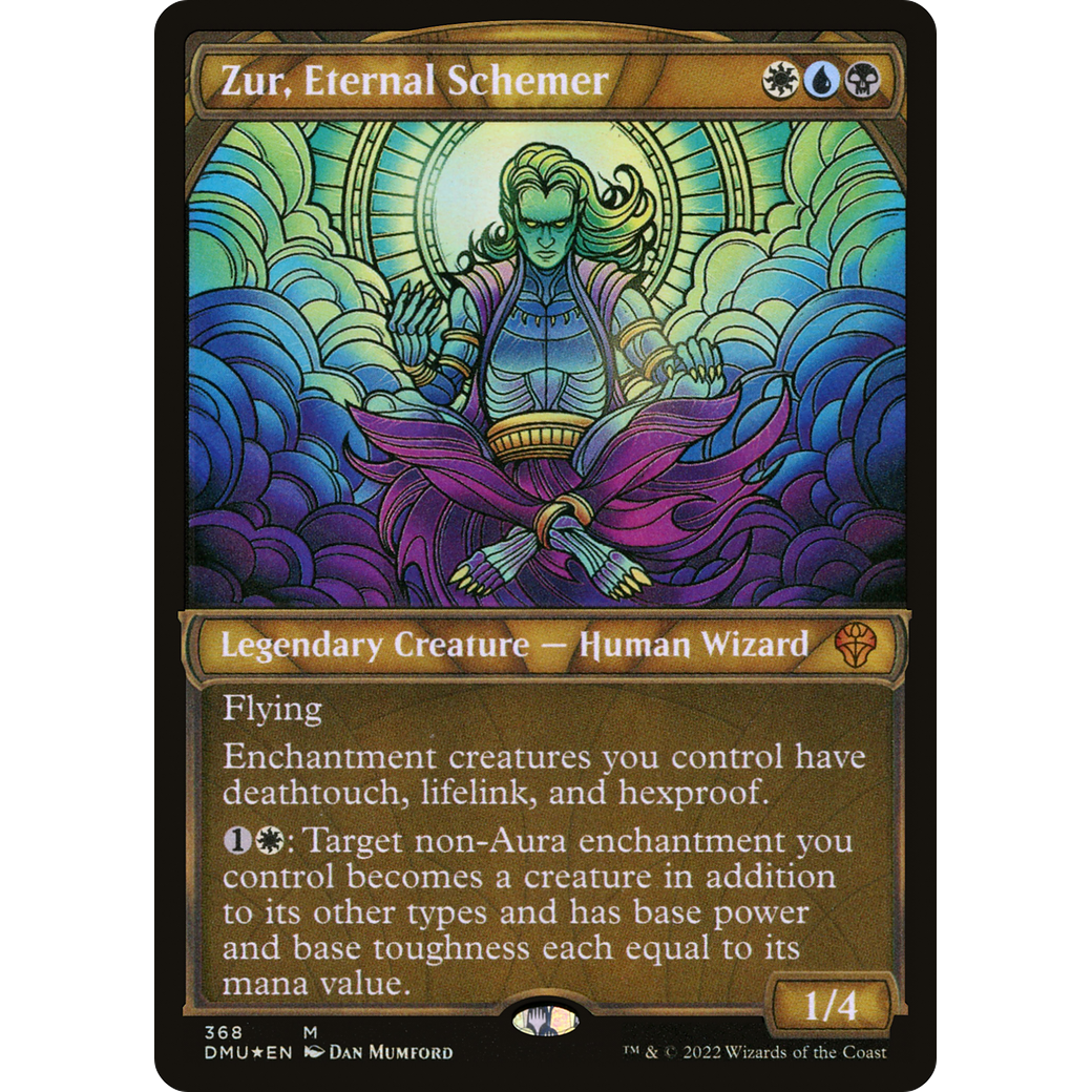 Zur, Eternal Schemer (Textured Foil) (DMU-368) - Dominaria United: (Showcase) Foil