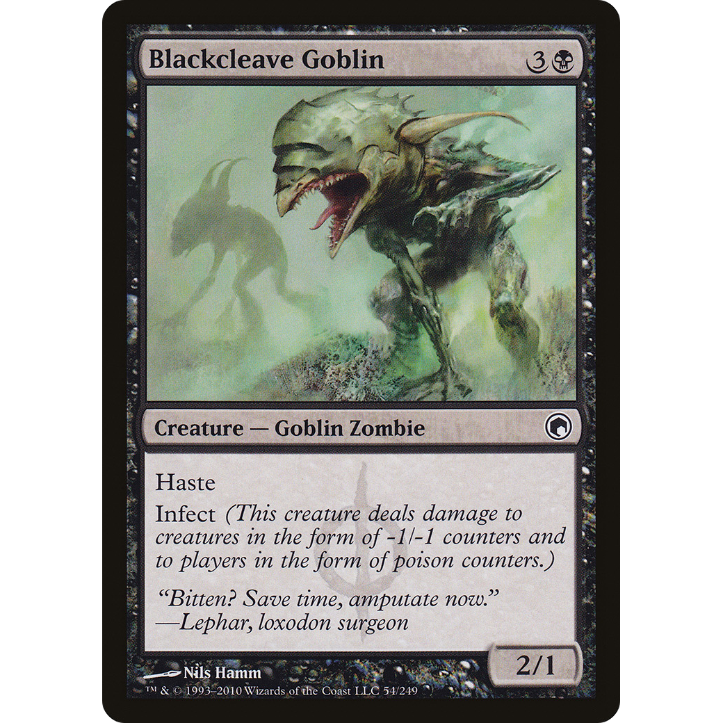Blackcleave Goblin (SOM-054) - Scars of Mirrodin Foil