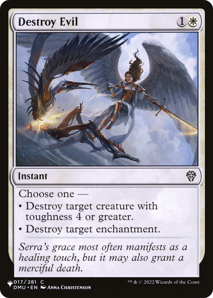 Destroy Evil (LIST-017/281) - The List