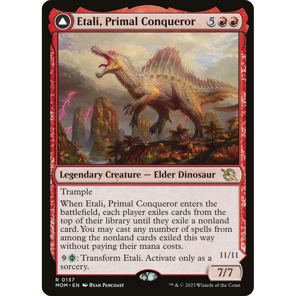 Etali, Primal Conqueror // Etali, Primal Sickness (MOM-137) - March of the Machine