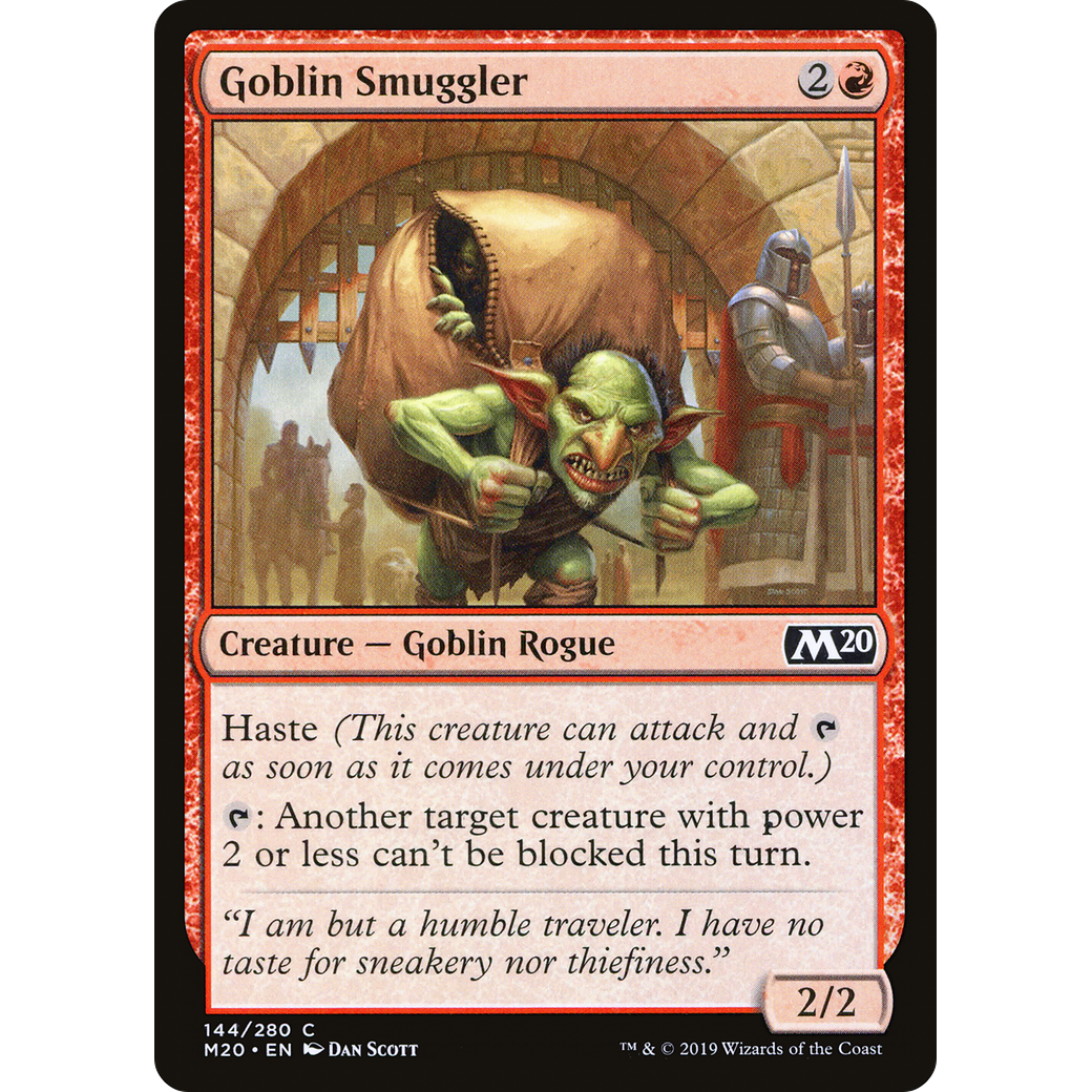 Goblin Smuggler (M20-144) - Core Set 2020