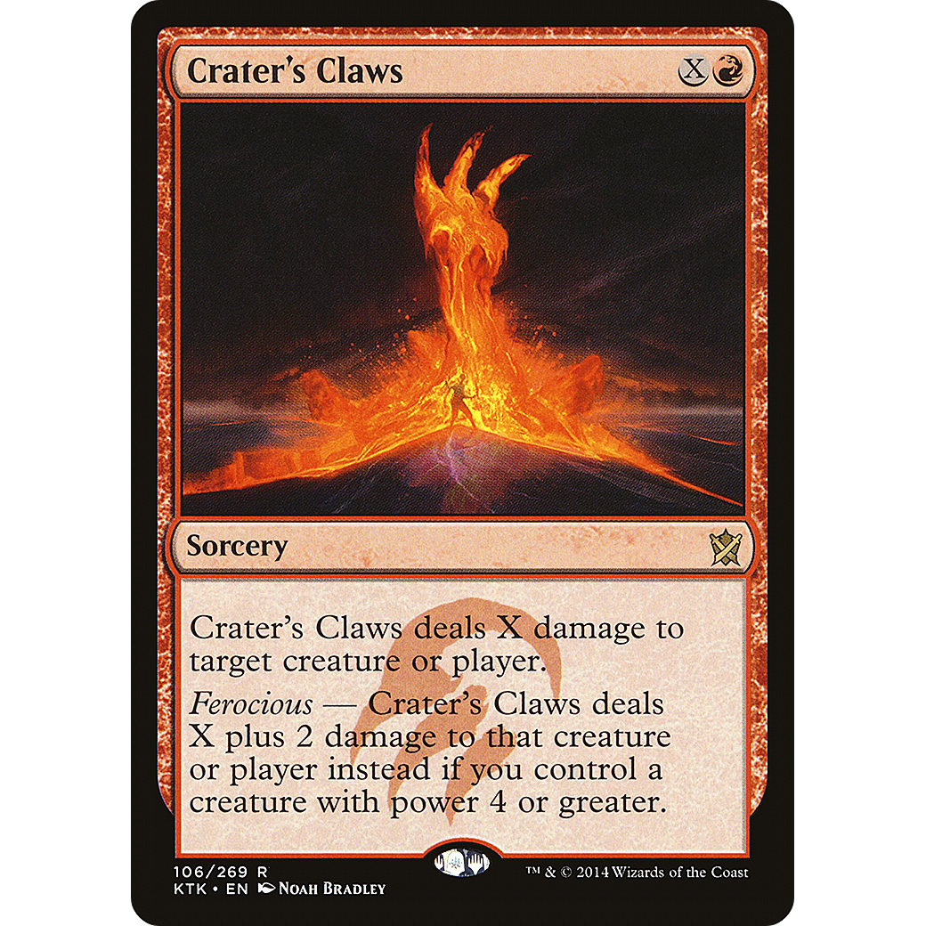 Crater's Claws (KTK-106) - Khans of Tarkir Foil