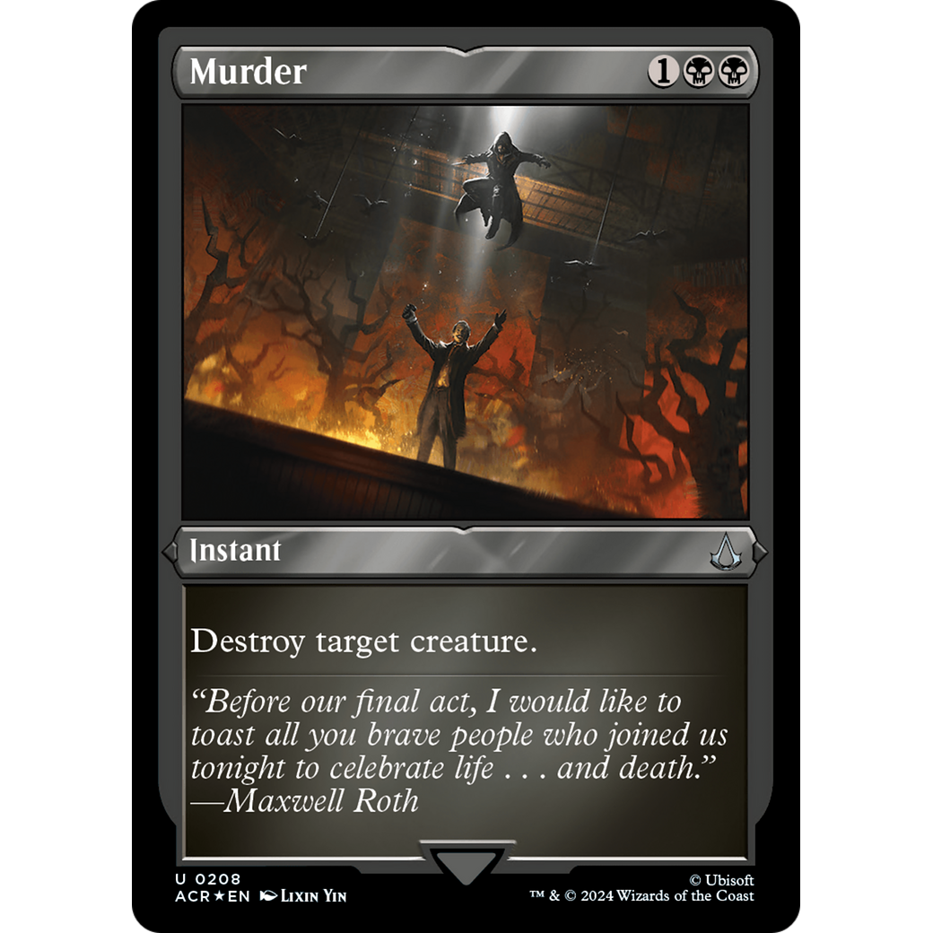 Murder (ACR-208) - Assassin's Creed Etched Foil