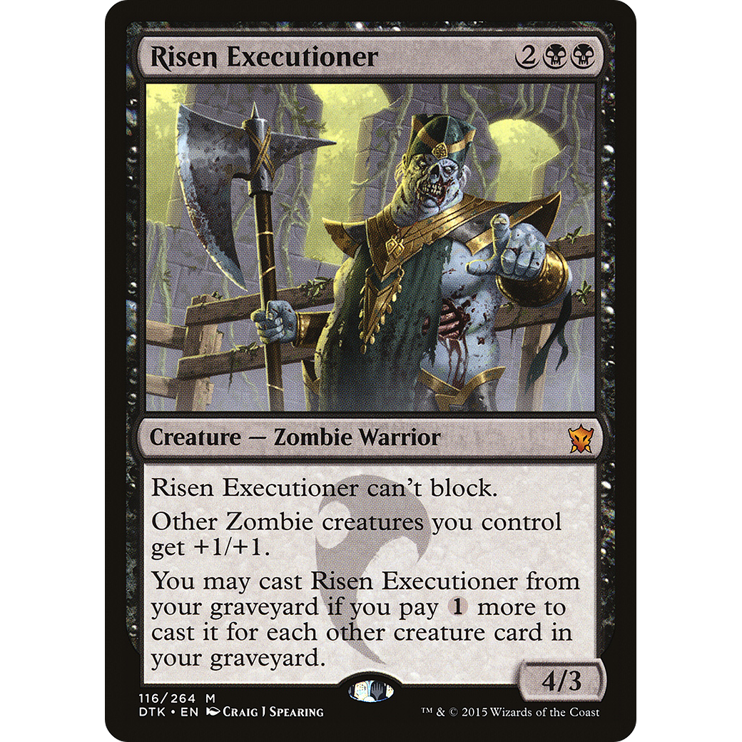 Risen Executioner (DTK-116) - Dragons of Tarkir