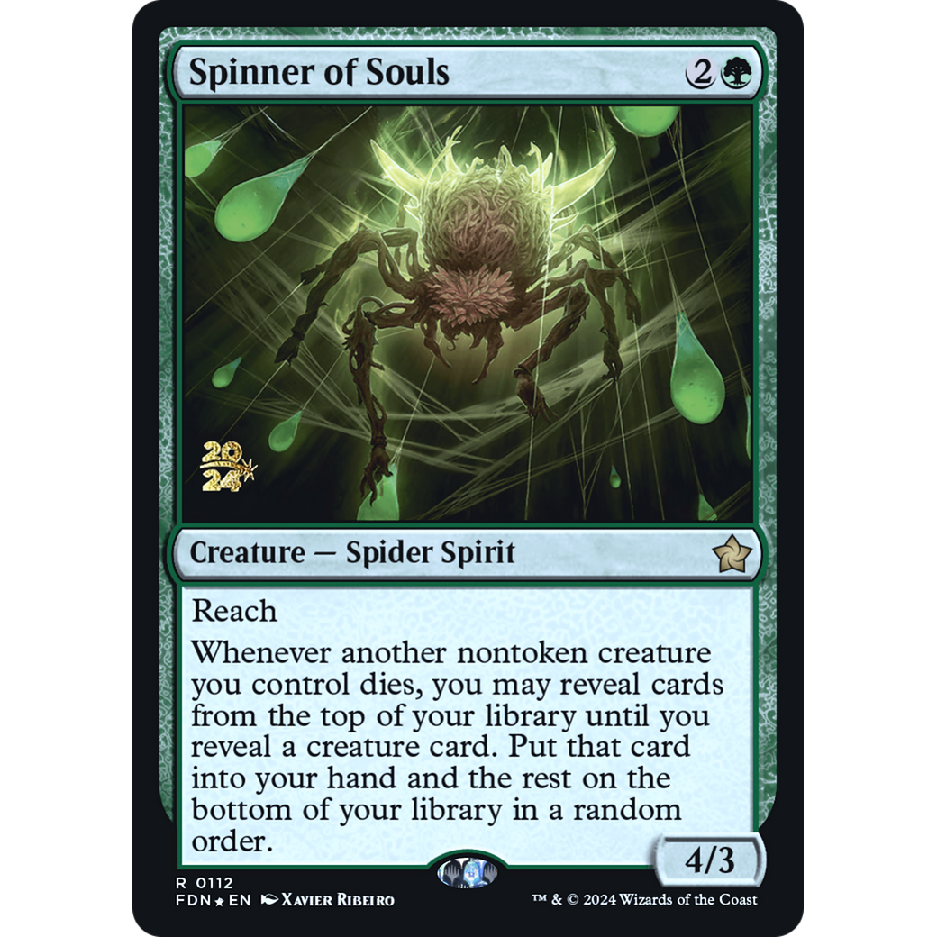 Spinner of Souls (PRE-112S) - Foundations Promos Foil