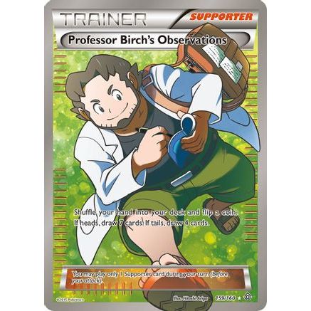 Professor Birch's Observations (159 Full Art) 159/160 - XY  Primal Clash Holofoil