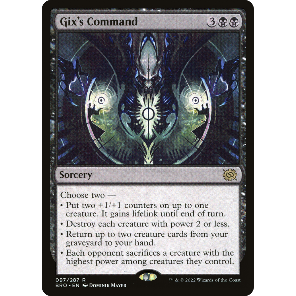 Gix's Command (BRO-097) - The Brothers' War